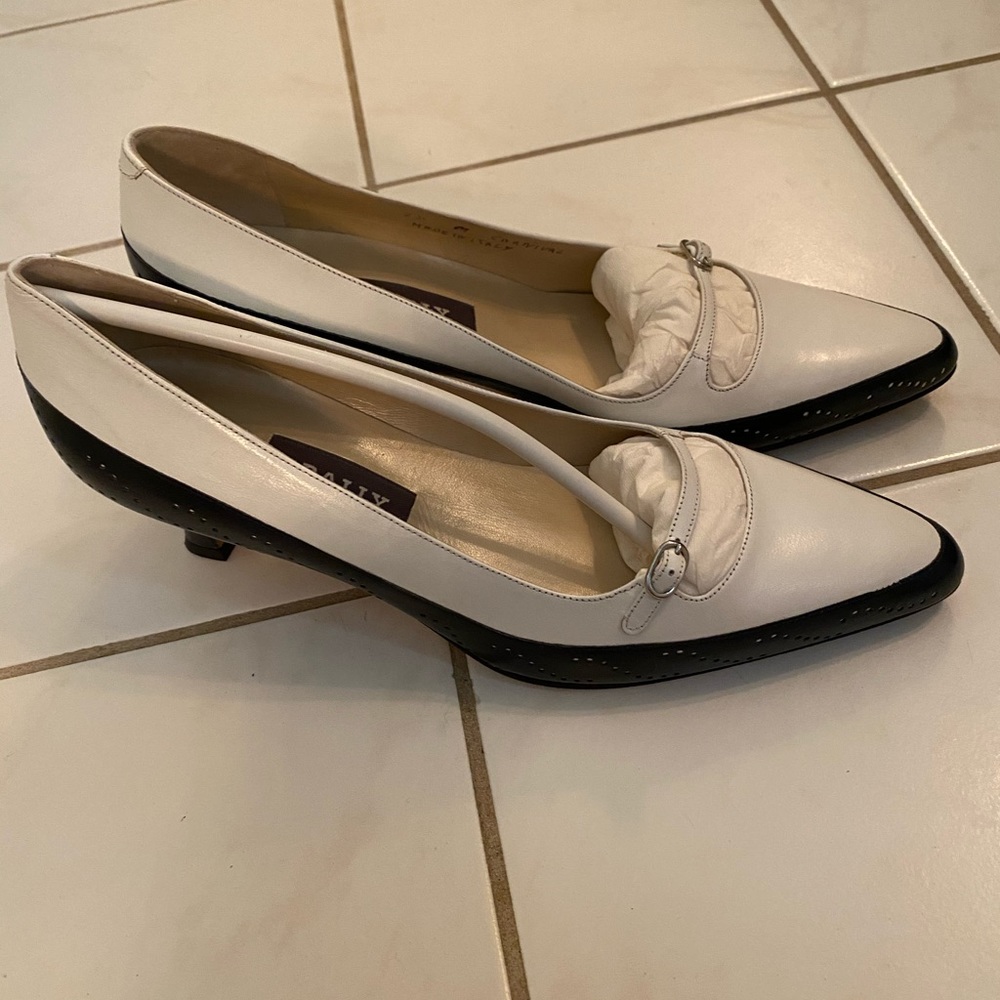 Bally 2” specator shoes